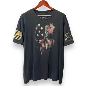 Grunt Style Men’s graphic Tshirt, 100%Cotton, front and sleeves print, XXL